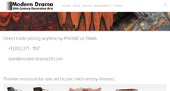 Desktop Screenshot of moderndrama20.com