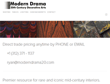 Tablet Screenshot of moderndrama20.com